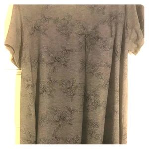LULAROE xl Carly dress.  Gray